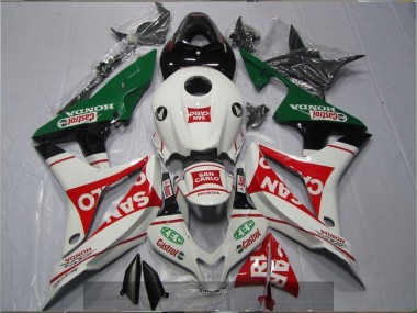Cheap 2007-2008 White Red Green San Carlo Castrol Honda CBR600RR Motorcyle Fairings