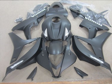 Cheap 2007-2008 Black White Decal Honda CBR600RR Motorcycle Fairing Kits