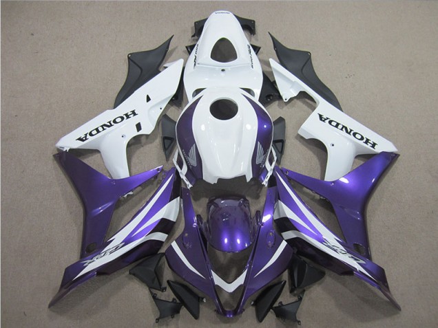 Cheap 2007-2008 Purple White Honda CBR600RR Motor Bike Fairings Cheap 2007-2008 Purple White Honda CBR600RR Motor Bike Fairings