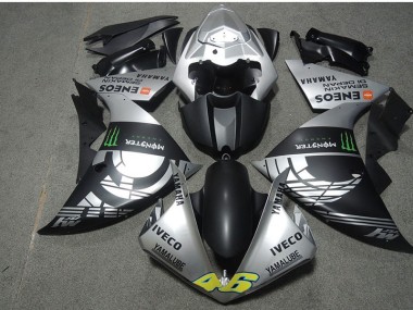 Cheap 2007-2008 Black Silver Monster IVECO 46 Honda CBR600RR Motorcyle Fairings