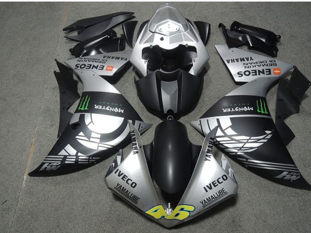 Cheap 2007-2008 Black Silver Monster IVECO 46 Honda CBR600RR Motorcyle Fairings