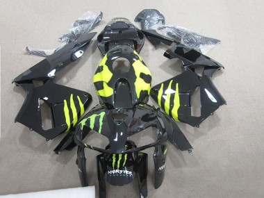 Cheap 2007-2008 Black Monster Green Honda CBR600RR Motorcylce Fairings