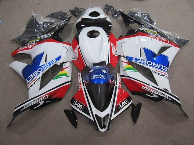Cheap 2009-2012 Blue White EUROBET Lee Honda CBR600RR Motorcycle Fairing Cheap 2009-2012 Blue White EUROBET Lee Honda CBR600RR Motorcycle Fairing