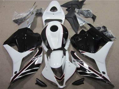 Cheap 2009-2012 White Black Honda CBR600RR Motorcycle Fairings Kit