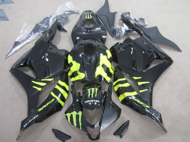 Cheap 2009-2012 Black Green Monster Honda CBR600RR Motorcycle Fairing