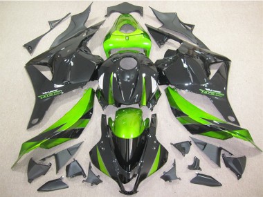 Cheap 2009-2012 Black Green Honda CBR600RR Motorbike Fairing