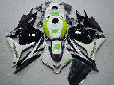 Cheap 2009-2012 Black White Green Hannspree Honda CBR600RR Moto Fairings