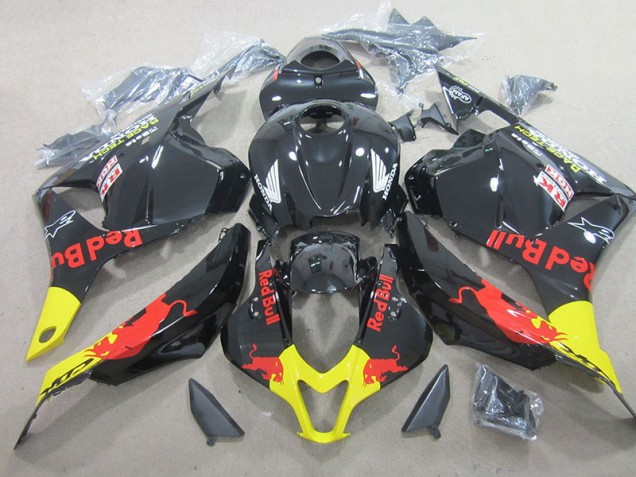 Cheap 2009-2012 Black Red Bull Honda CBR600RR Replacement Motorcycle Fairing Kits Cheap 2009-2012 Black Red Bull Honda CBR600RR Replacement Motorcycle Fairing Kits