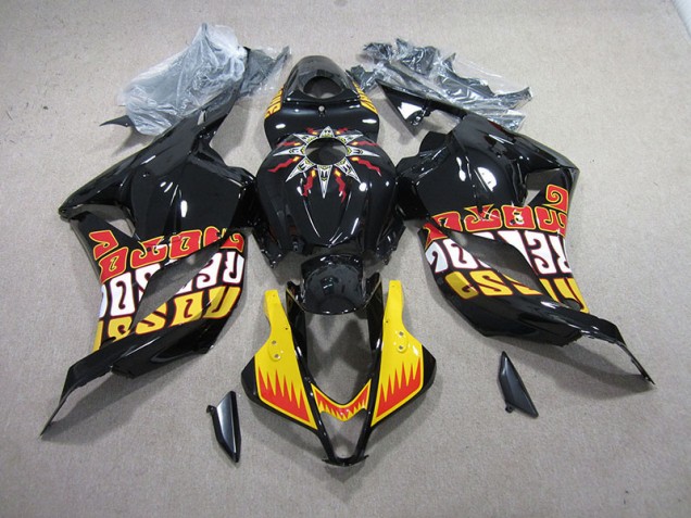 Cheap 2009-2012 Black Yellow Honda CBR600RR Motorcycle Fairing Cheap 2009-2012 Black Yellow Honda CBR600RR Motorcycle Fairing