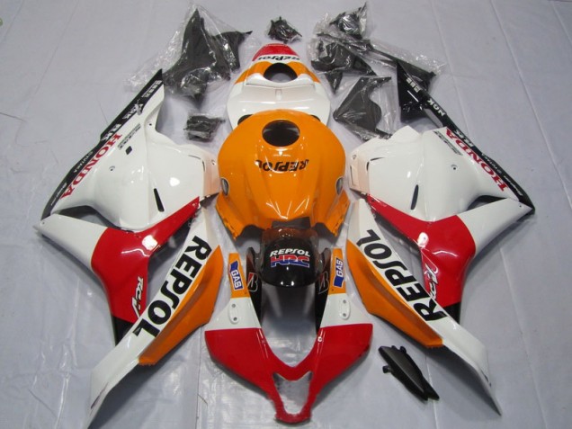 Cheap 2009-2012 Orange Red White Repsol Honda CBR600RR Motorcycle Fairing Kit Cheap 2009-2012 Orange Red White Repsol Honda CBR600RR Motorcycle Fairing Kit