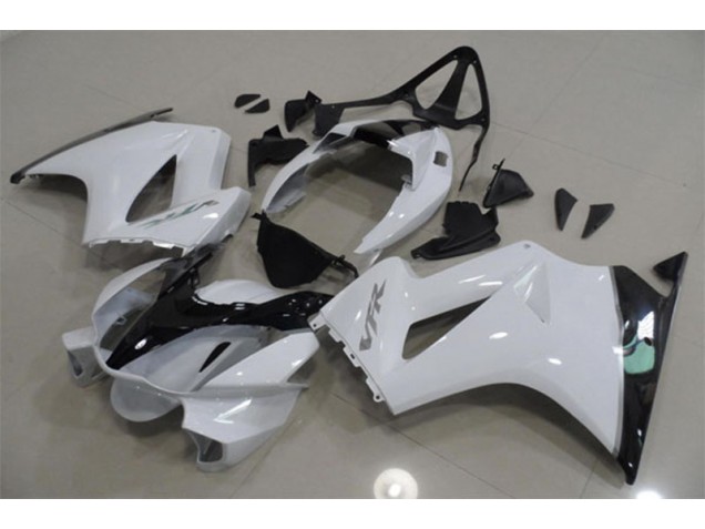 Cheap 2002-2013 White Honda VFR800 Bike Fairings