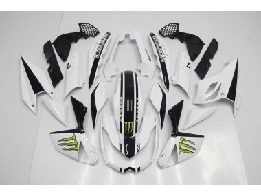 Cheap 2007-2009 White Kawasaki Z1000 Moto Fairings