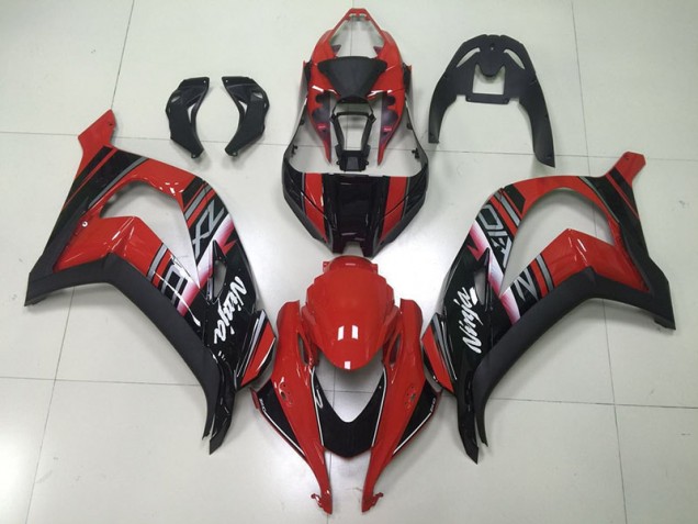 Cheap 2016-2019 Black Red Ninja Kawasaki ZX10R Motorcycle Fairings Kit Cheap 2016-2019 Black Red Ninja Kawasaki ZX10R Motorcycle Fairings Kit