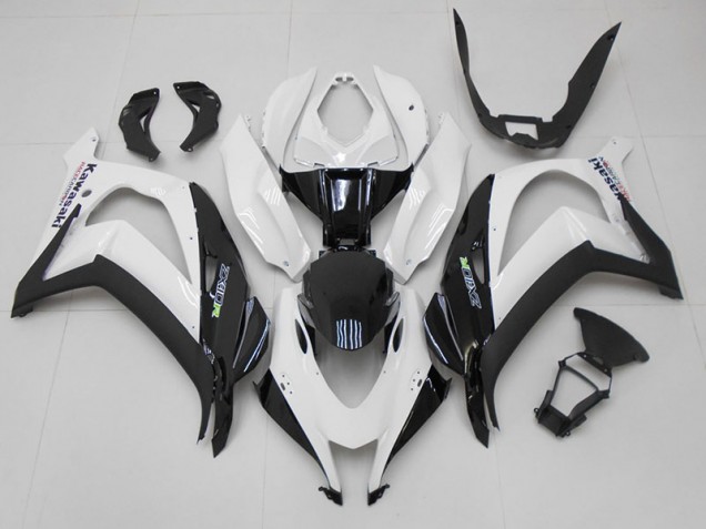 Cheap 2016-2019 White Black Kawasaki ZX10R Motorcycle Fairing Cheap 2016-2019 White Black Kawasaki ZX10R Motorcycle Fairing