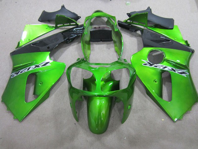 Cheap 2000-2001 Green Kawasaki ZX12R Motorbike Fairings Cheap 2000-2001 Green Kawasaki ZX12R Motorbike Fairings