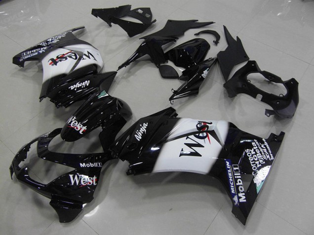 Cheap 2008-2012 Black West Kawasaki ZX250R Motorcycle Fairing Kits Cheap 2008-2012 Black West Kawasaki ZX250R Motorcycle Fairing Kits