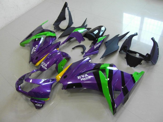 Cheap 2008-2012 Purple EVA Racing Kawasaki ZX250R Bike Fairing Cheap 2008-2012 Purple EVA Racing Kawasaki ZX250R Bike Fairing