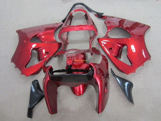 Cheap 2000-2002 Red Kawasaki ZX6R Motorcyle Fairings Cheap 2000-2002 Red Kawasaki ZX6R Motorcyle Fairings