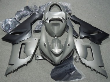 Cheap 2005-2006 Grey Black Kawasaki ZX6R Motorcycle Bodywork