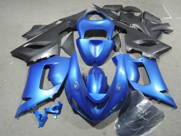 Cheap 2005-2006 Blue Kawasaki ZX6R Motorbike Fairing Kits Cheap 2005-2006 Blue Kawasaki ZX6R Motorbike Fairing Kits