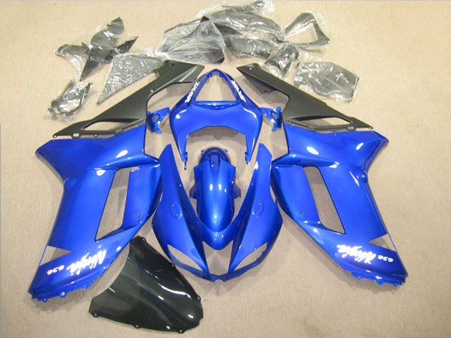 Cheap 2007-2008 Blue Ninja 636 Kawasaki ZX6R Motorbike Fairing Cheap 2007-2008 Blue Ninja 636 Kawasaki ZX6R Motorbike Fairing