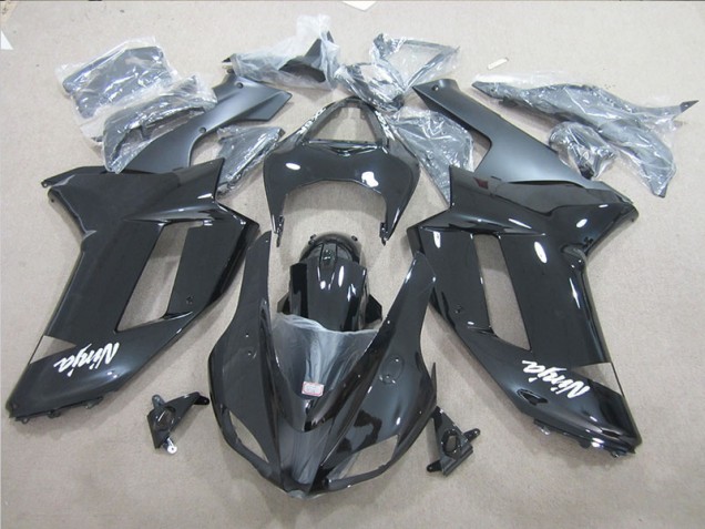 Cheap 2007-2008 Black Ninja Kawasaki ZX6R Motor Bike Fairings Cheap 2007-2008 Black Ninja Kawasaki ZX6R Motor Bike Fairings