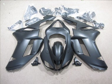 Cheap 2007-2008 Black Kawasaki ZX6R Motorcycle Fairings