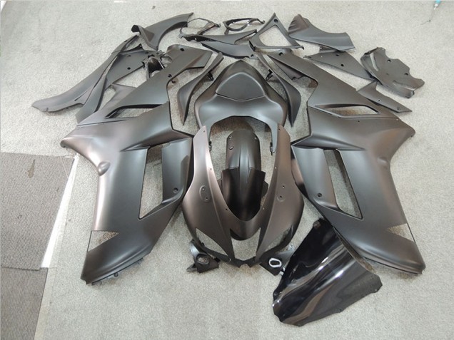 Cheap 2007-2008 Black Kawasaki ZX6R Motorcycle Fairing Kit Cheap 2007-2008 Black Kawasaki ZX6R Motorcycle Fairing Kit