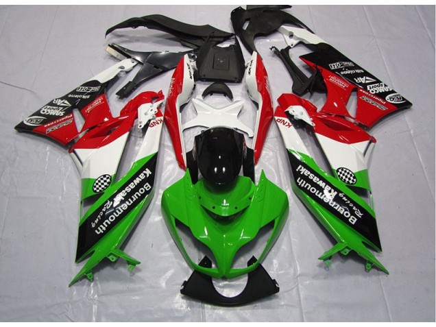 Cheap 2009-2012 Green Red Kawasaki ZX6R Motorcylce Fairings Cheap 2009-2012 Green Red Kawasaki ZX6R Motorcylce Fairings