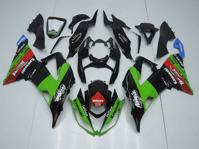 Cheap 2013-2018 Black Green Red Motocard Kawasaki ZX6R Motorcycle Fairing Kit Cheap 2013-2018 Black Green Red Motocard Kawasaki ZX6R Motorcycle Fairing Kit