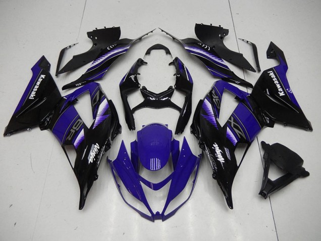 Cheap 2013-2018 Black Blue Kawasaki ZX6R Motorbike Fairing Cheap 2013-2018 Black Blue Kawasaki ZX6R Motorbike Fairing