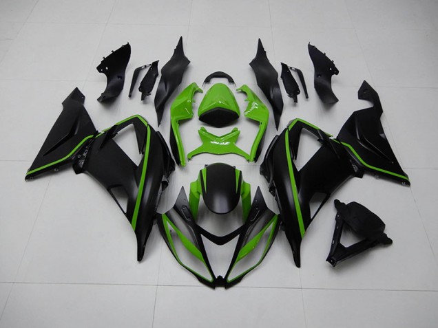 Cheap 2013-2018 Black Green Kawasaki ZX6R Replacement Motorcycle Fairings Cheap 2013-2018 Black Green Kawasaki ZX6R Replacement Motorcycle Fairings