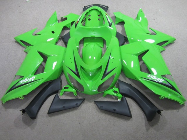 Cheap 2013-2018 Green Kawasaki ZX6R Moto Fairings Cheap 2013-2018 Green Kawasaki ZX6R Moto Fairings