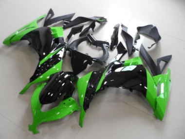 Cheap 2013-2016 Black Green Kawasaki ZX300R Motorbike Fairing Kits