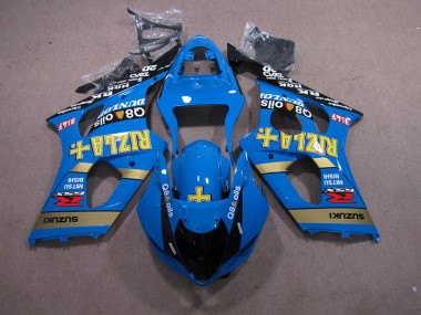 Cheap 2003-2004 Blue Rizla Q8 oils Suzuki GSXR1000 Motorcycle Fairing