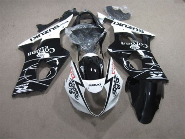 Cheap 2003-2004 Black White Corona Extra Motul Suzuki GSXR1000 Motorcycle Fairings Kits