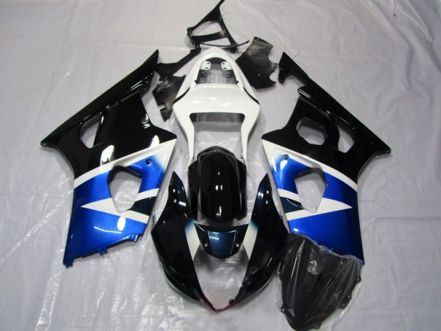 Cheap 2003-2004 Blue White Suzuki GSXR1000 Replacement Fairings Cheap 2003-2004 Blue White Suzuki GSXR1000 Replacement Fairings