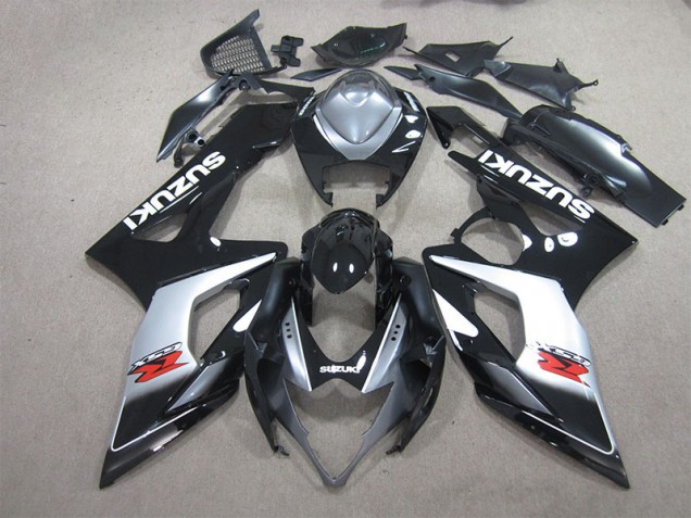 Cheap 2005-2006 Black White Decal Suzuki GSXR1000 Motorbike Fairings Cheap 2005-2006 Black White Decal Suzuki GSXR1000 Motorbike Fairings