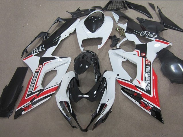 Cheap 2005-2006 Black White Red Suzuki GSXR1000 Bike Fairings