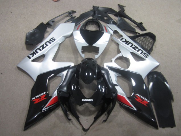 Cheap 2005-2006 Black White Suzuki GSXR1000 Motorcycle Replacement Fairings Cheap 2005-2006 Black White Suzuki GSXR1000 Motorcycle Replacement Fairings