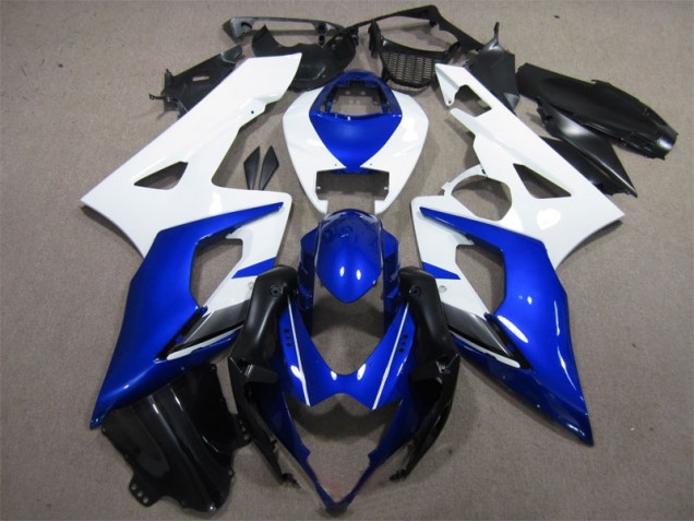 Cheap 2005-2006 Blue White Suzuki GSXR1000 Motorcylce Fairings Cheap 2005-2006 Blue White Suzuki GSXR1000 Motorcylce Fairings