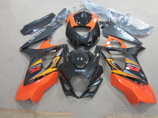 Cheap 2007-2008 Black Orange Suzuki GSXR1000 Motorcycle Fairings Cheap 2007-2008 Black Orange Suzuki GSXR1000 Motorcycle Fairings