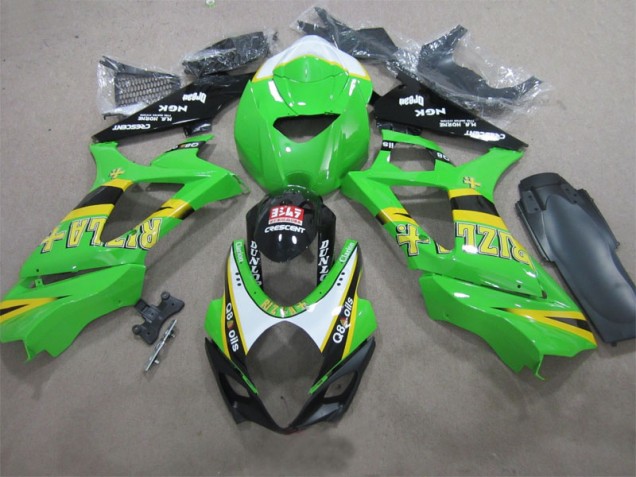 Cheap 2007-2008 Green Rizla Q8 oils Suzuki GSXR1000 Motorcycle Fairing Cheap 2007-2008 Green Rizla Q8 oils Suzuki GSXR1000 Motorcycle Fairing