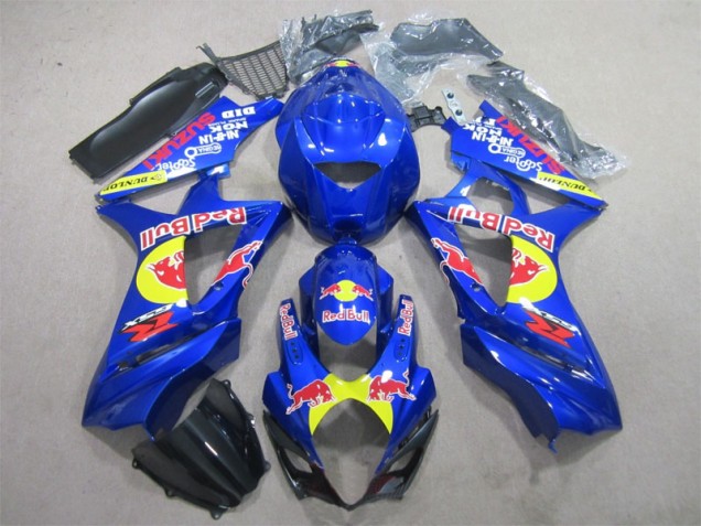Cheap 2007-2008 Blue Red Bull Suzuki GSXR1000 Motorbike Fairing Kits Cheap 2007-2008 Blue Red Bull Suzuki GSXR1000 Motorbike Fairing Kits