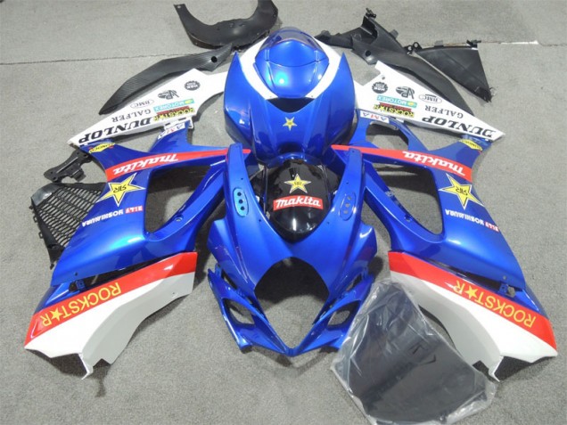 Cheap 2007-2008 Blue Rockstar Suzuki GSXR1000 Motorcycle Fairings Kits Cheap 2007-2008 Blue Rockstar Suzuki GSXR1000 Motorcycle Fairings Kits