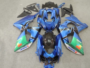 Cheap 2009-2016 Blue Green JOMO Suzuki GSXR1000 Motorcycle Replacement Fairings