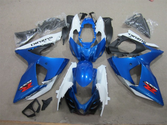 Cheap 2009-2016 Blue White Suzuki GSXR1000 Motorcycle Fairings Cheap 2009-2016 Blue White Suzuki GSXR1000 Motorcycle Fairings