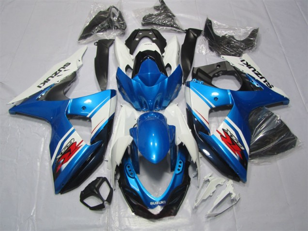 Cheap 2009-2016 Blue White Suzuki GSXR1000 Replacement Motorcycle Fairings Cheap 2009-2016 Blue White Suzuki GSXR1000 Replacement Motorcycle Fairings