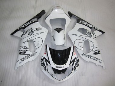 Cheap 2001-2003 White Black Corona Extra Suzuki GSXR600 Bike Fairings