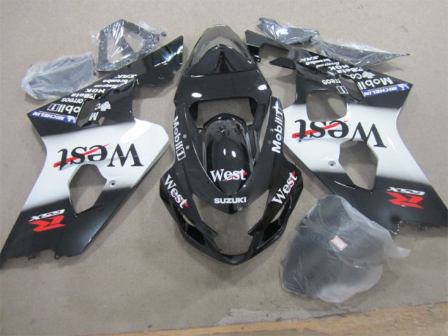 Cheap 2004-2005 Black West Suzuki GSXR600 Motorcycle Fairing Kits Cheap 2004-2005 Black West Suzuki GSXR600 Motorcycle Fairing Kits